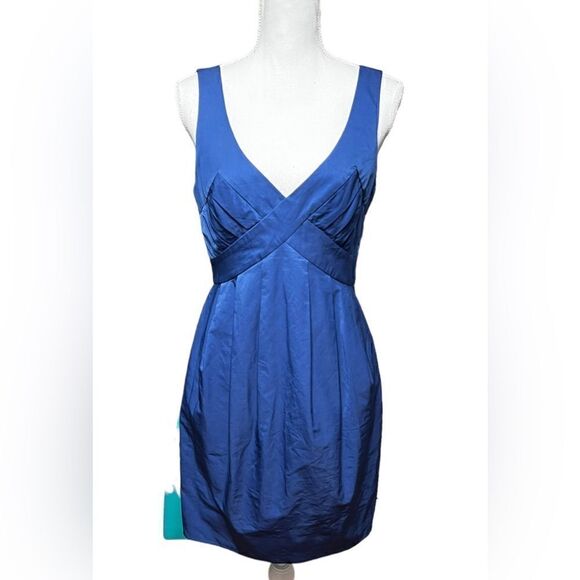 All Saints spitalfields blue Temptress dress 12 - Picture 1 of 7